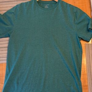 J. Crew Men's Ocean Blue Short Sleeve Tee